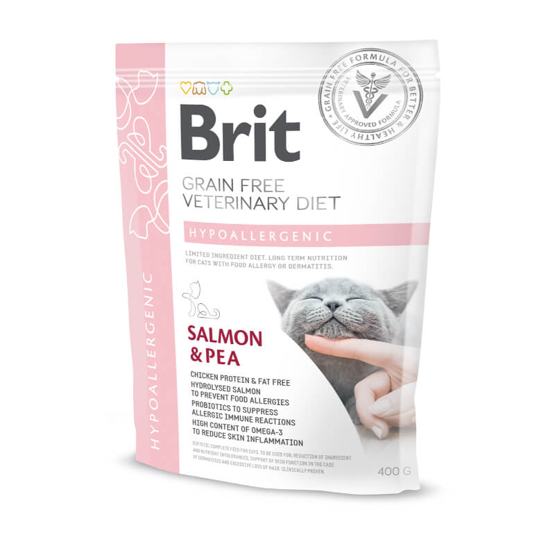 Brit GF Veterinarska dieta za mačke - Hypoallergenic - 400 g
