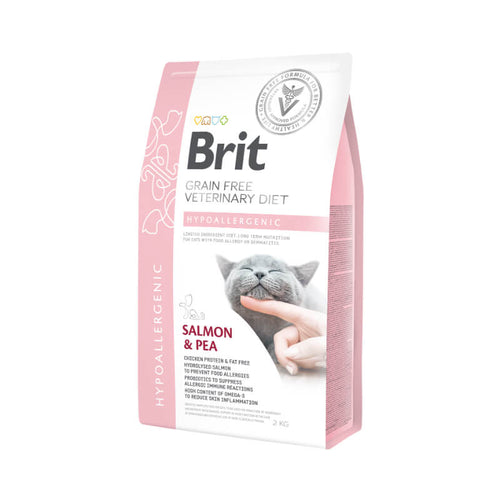 Brit GF Veterinarska dieta za mačke - Hypoallergenic - 2 kg
