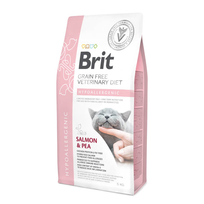 Brit GF Veterinarska dieta za mačke - Hypoallergenic - 5 kg