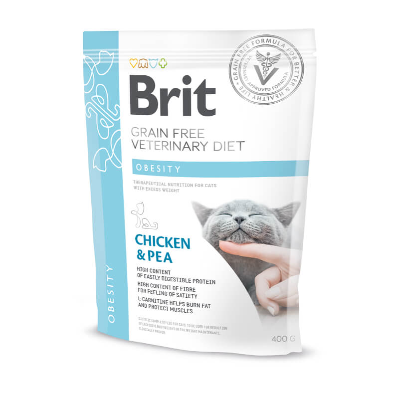 Brit GF Veterinarska dieta za mačke - Obesity - 400 g