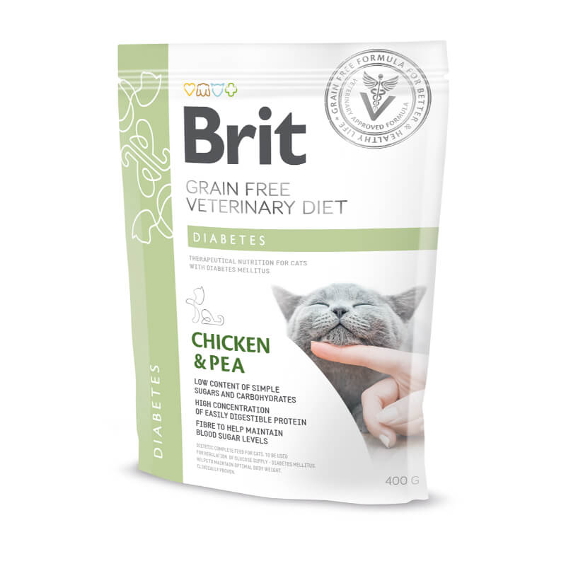 Brit GF Veterinarska dieta za mačke - Diabetes - 400 g