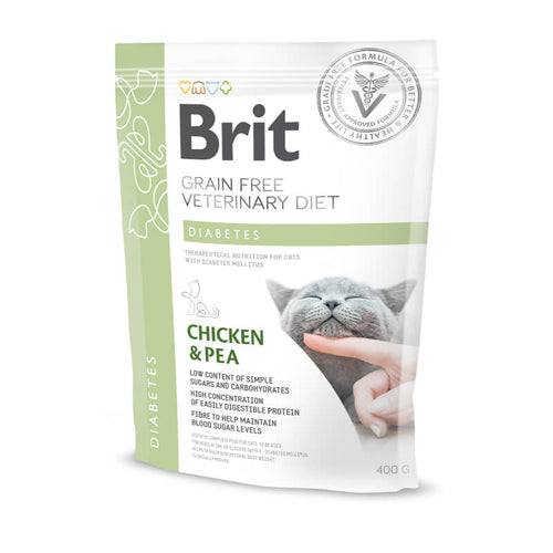 Brit GF Veterinarska dieta za mačke - Diabetes - 400 g