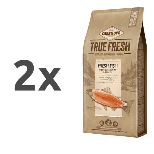 Carnilove Dog Adult True Fresh - riba - 2 x 11,4 kg