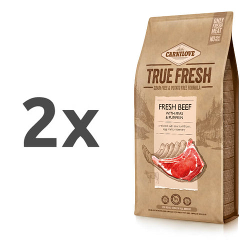 Carnilove Dog Adult True Fresh - govedina - 2 x 11,4 kg