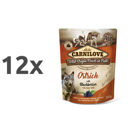 Carnilove Dog Adult - noj & robide, vrečka 300g - 12 x 300 g