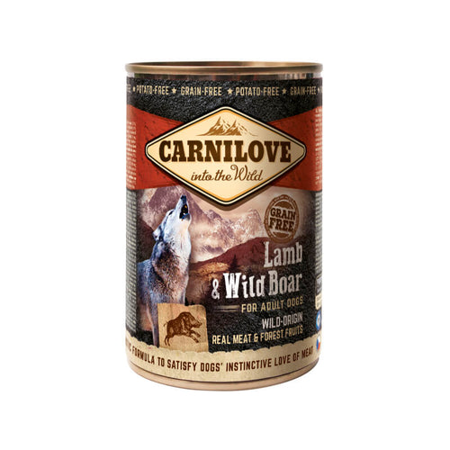 Carnilove Dog Adult - ovca & divji prašič, 400g