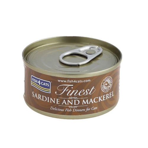 Fish4Cats sardine in skuša - 70 g
