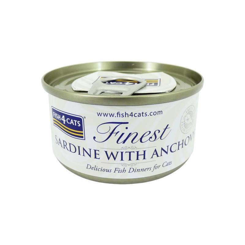 Fish4Cats sardine z inčuni - 70 g