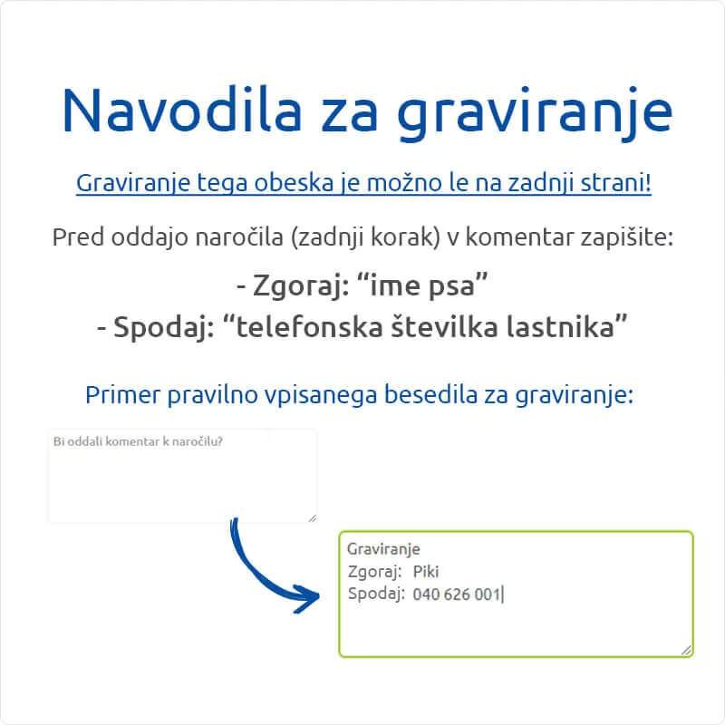 My Family identifikacijski obesek, velika marjetica - GRAVIRANJE GRATIS! (4)