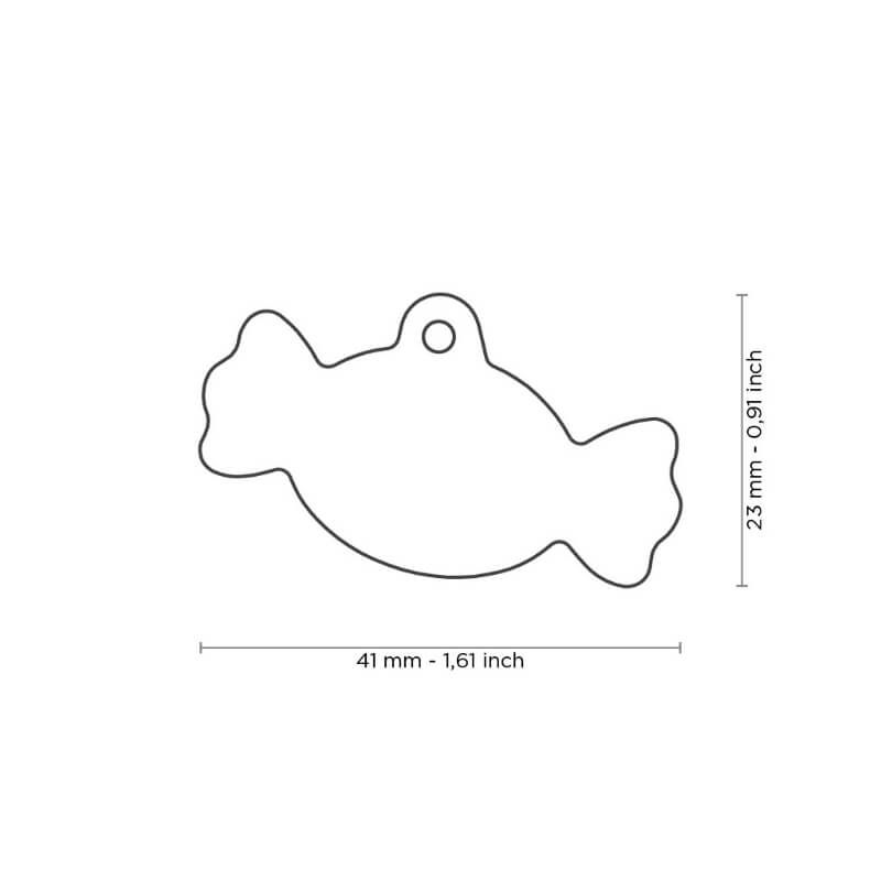 My Family identifikacijski obesek, bonbonček - GRAVIRANJE GRATIS! (2)