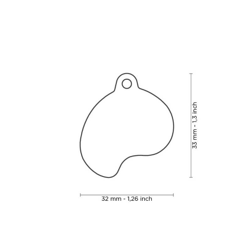 My Family identifikacijski obesek, T-Bone zrezek - GRAVIRANJE GRATIS! (2)