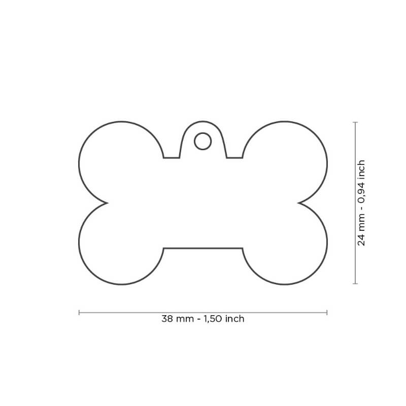 My Family identifikacijski obesek mavrica, velika kost - GRAVIRANJE GRATIS! (2)