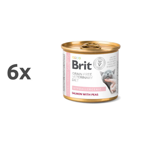 Brit GF Veterinarska dieta za mačke Hypoallergenic, 200g - 6 x 200 g