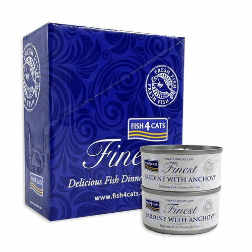 Fish4Cats sardine z inčuni - 10 x 70 g