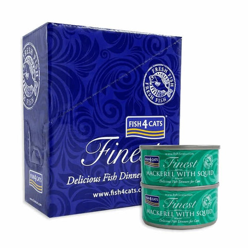 Fish4Cats skuša z lignji - 10 x 70 g