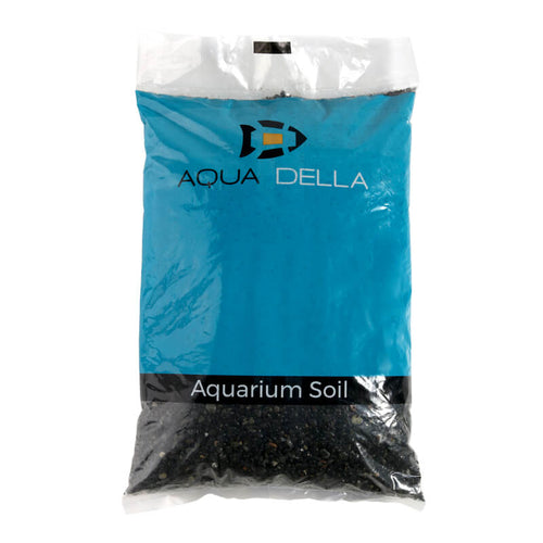 AquaDella Vulcano akvarijski pesek, temen - 2-5 mm, 10 kg