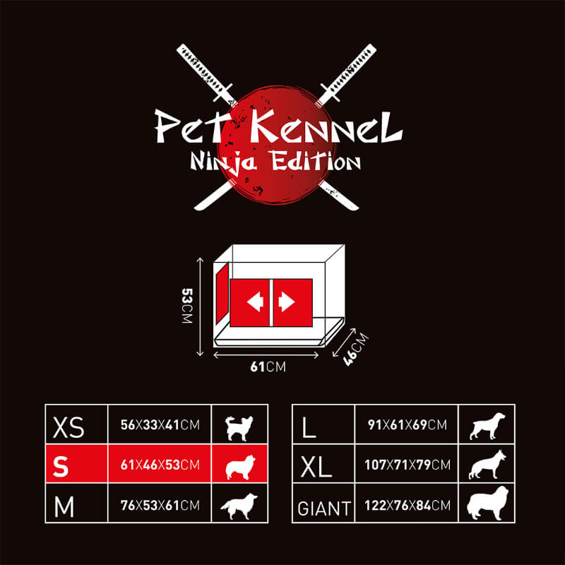 Duvo kovinski boks Ninja, črn - 61 x 46 x 53 cm (5)