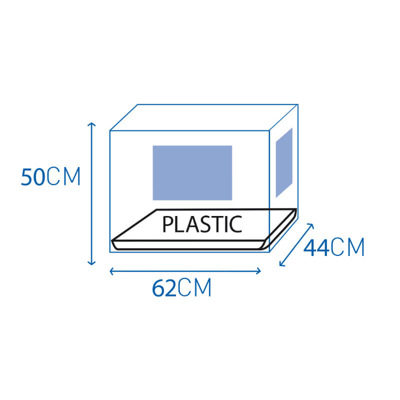 Duvo kovinski boks Topline, črn - 62 x 44 x 50 cm (3)