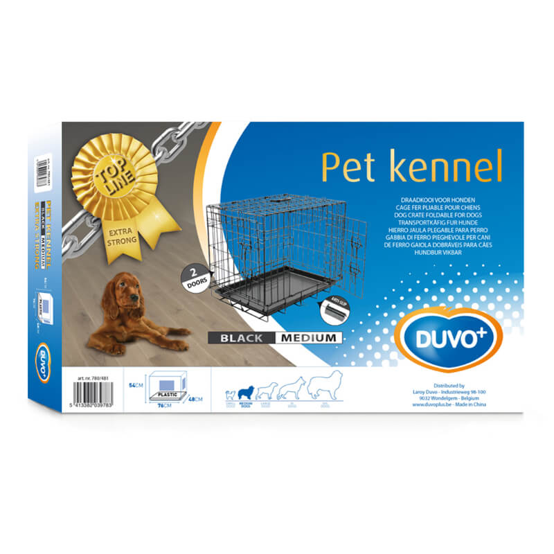 Duvo kovinski boks Topline, črn - 76 x 48 x 54 cm (2)