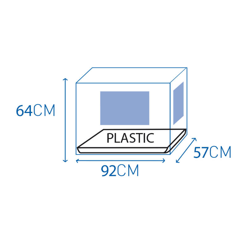 Duvo kovinski boks Topline, črn - 92 x 57 x 64cm (3)