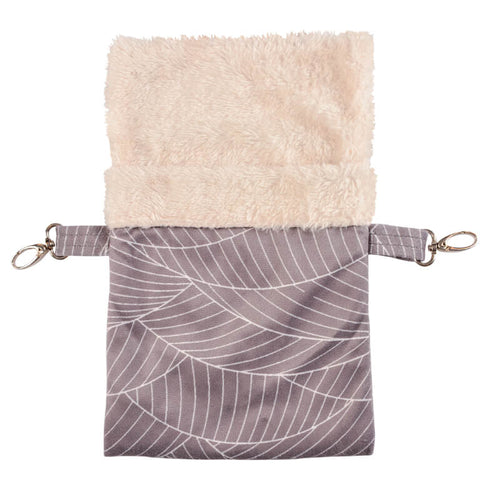 Duvo plišasto viseče skrivališče L, sivo-belo - 28 x 18 x 1 cm