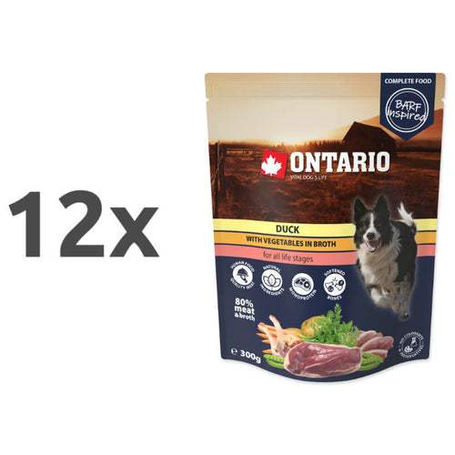 Ontario Dog - raca in zelenjava v juhi, 300g - 12 x 300 g