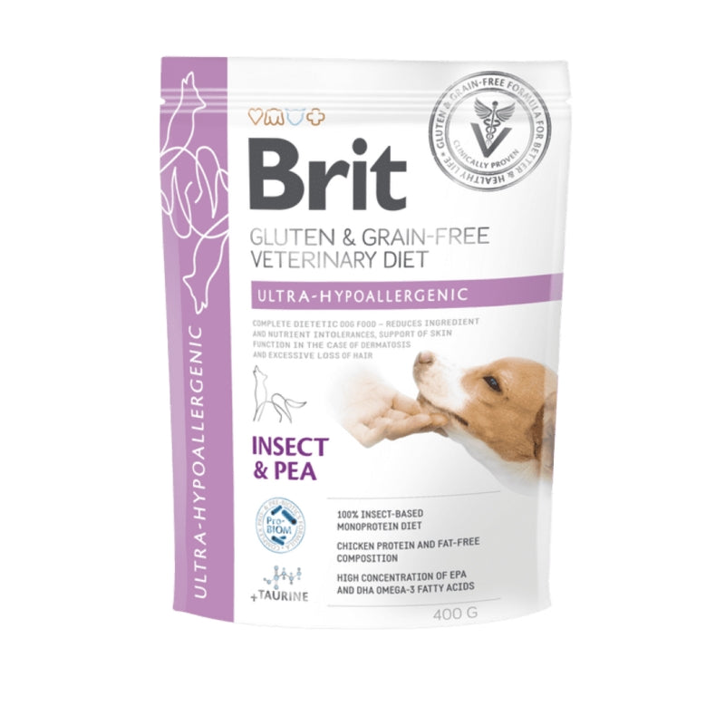 Brit GF Veterinarska dieta za pse - Ultra Hypoallergenic - 400 g