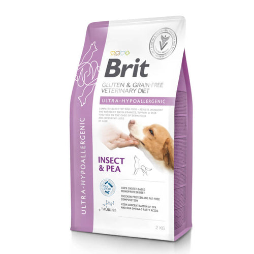 Brit GF Veterinarska dieta za pse - Ultra Hypoallergenic - 2 kg