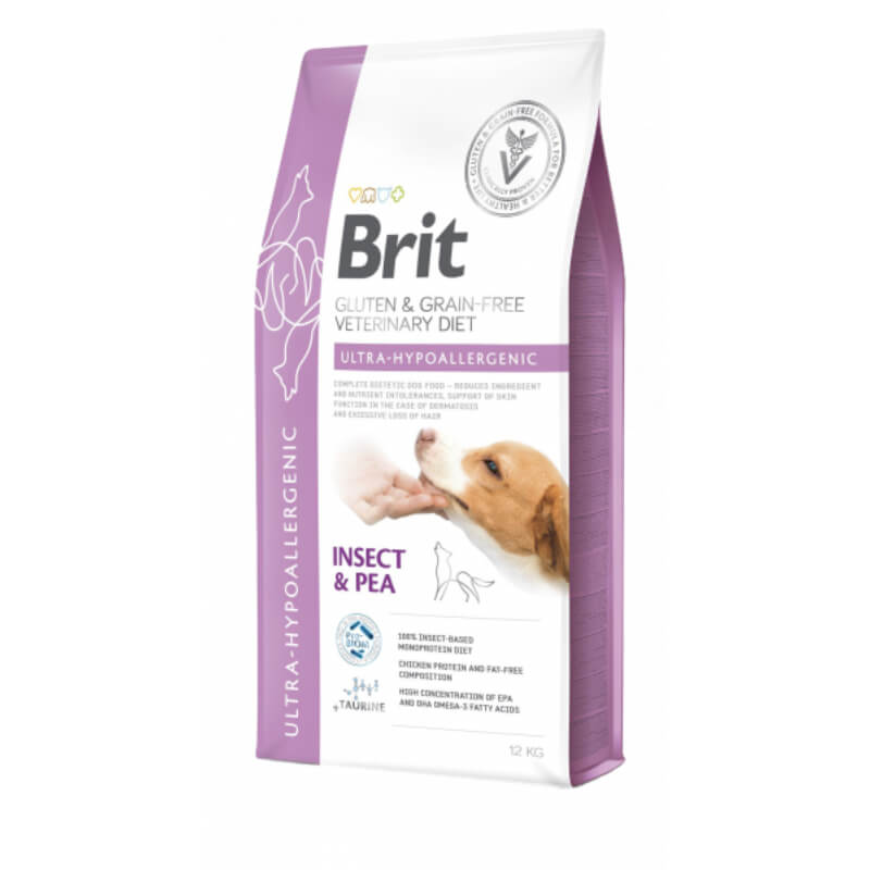 Brit GF Veterinarska dieta za pse - Ultra Hypoallergenic - 12 kg