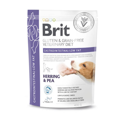 Brit GF Veterinarska dieta za pse - Gastrointestinal Low Fat - 400 g