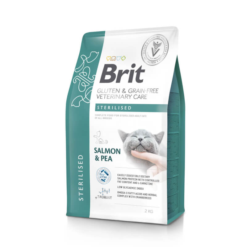Brit GF Veterinarska dieta za mačke - Sterilised - 2 kg
