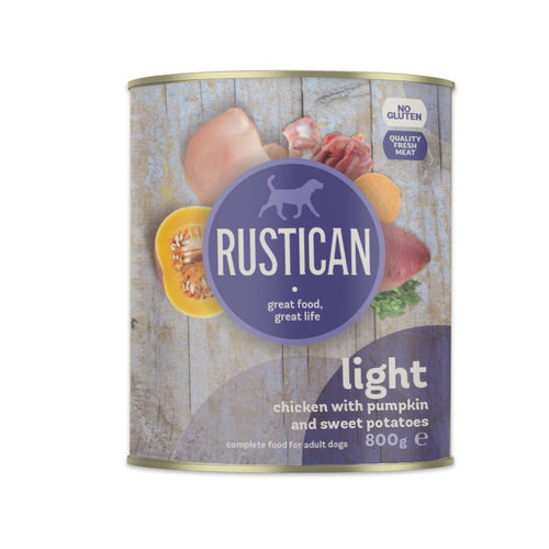 Rustican konzerva Adult Light - mono piščanec - 800g