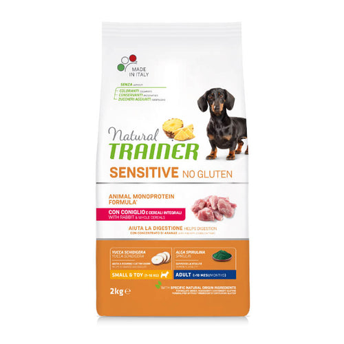 Natural Trainer Sensitive No Gluten Adult Mini - kunec - 2 kg