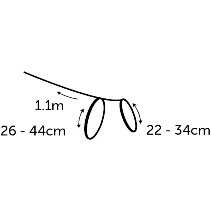 Flamingo odsevna oprsnica s povodcem za mačke, siva - 22-34 cm / 26-44cm (3)