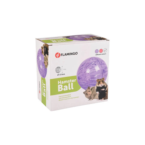 Flamingo krogla za glodalce, različne barve - 18 cm