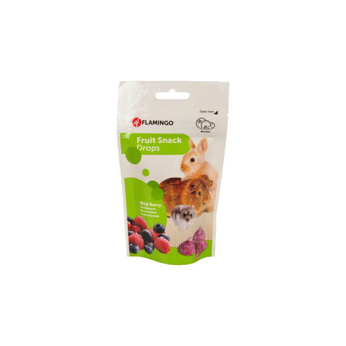 Flamingo Fruit Snack kapljice z gozdnimi sadeži - 75 g