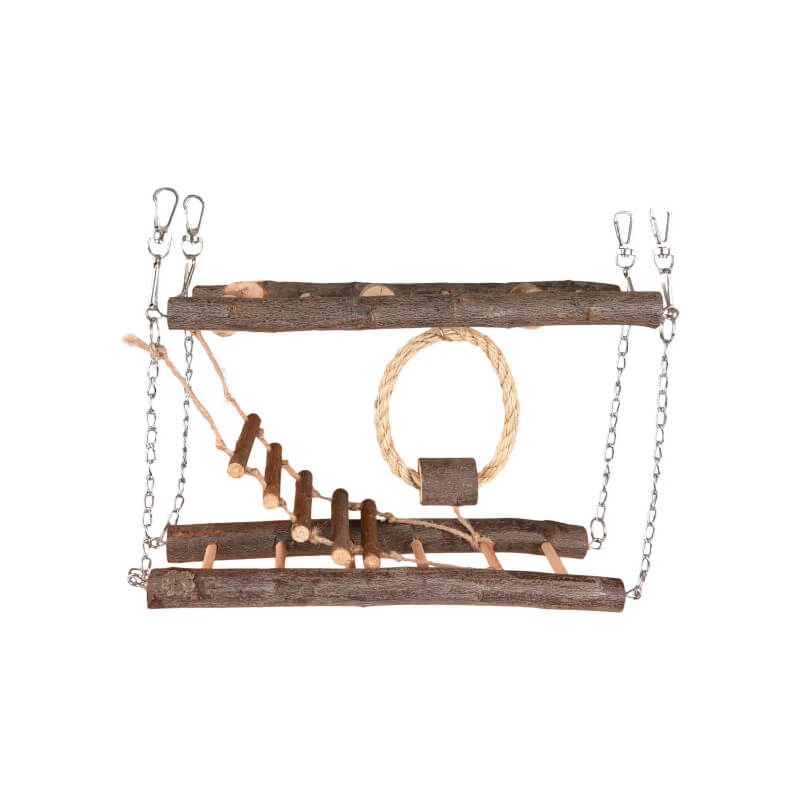 Flamingo leseno viseče igrišče Janny - 27 x 8,5 x 17 cm (2)