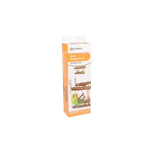 Flamingo leseno viseče igrišče Janny - 27 x 8,5 x 17 cm