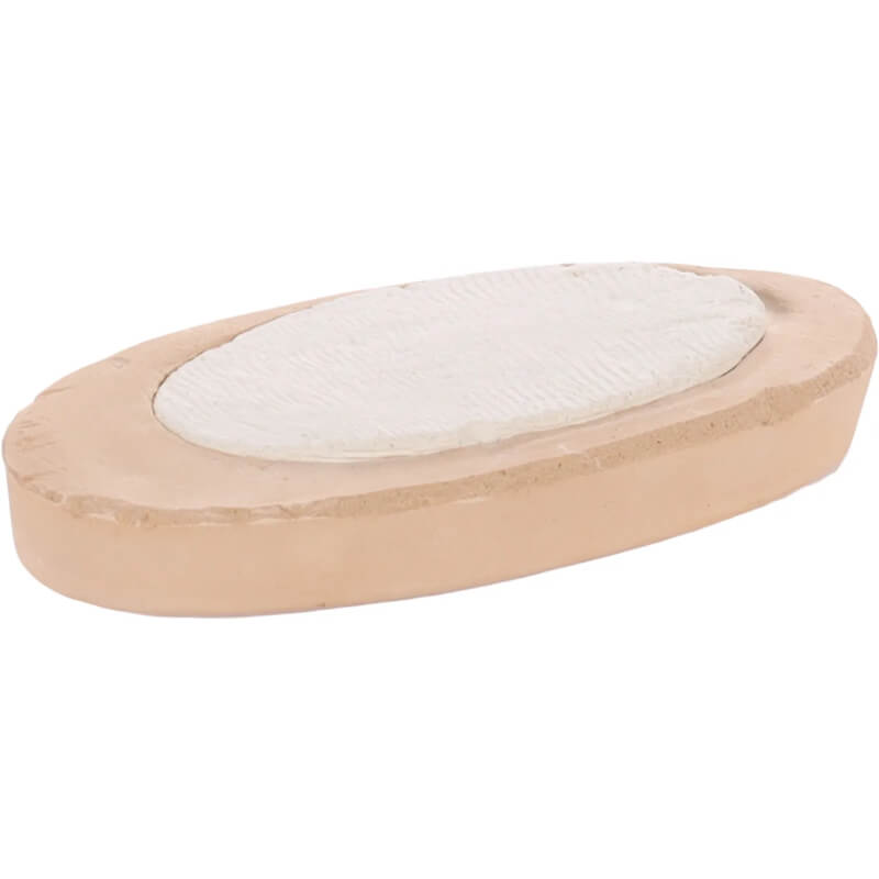 Flamingo mineralni kamen in sipina kost, jagoda - 12 cm (2)