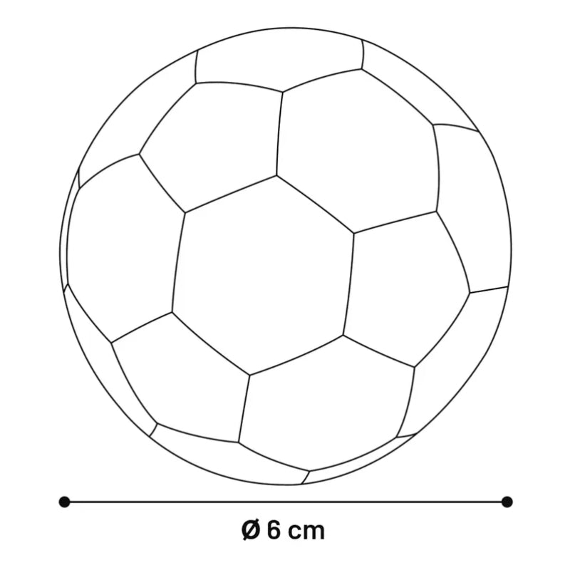 Flamingo nogometna žoga, različne barve - 6 cm (5)