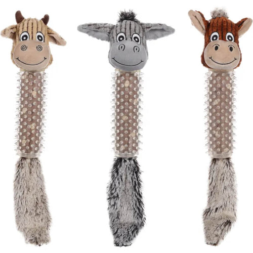 Flamingo plišasta žival + guma bodice, različne živali - 16 cm