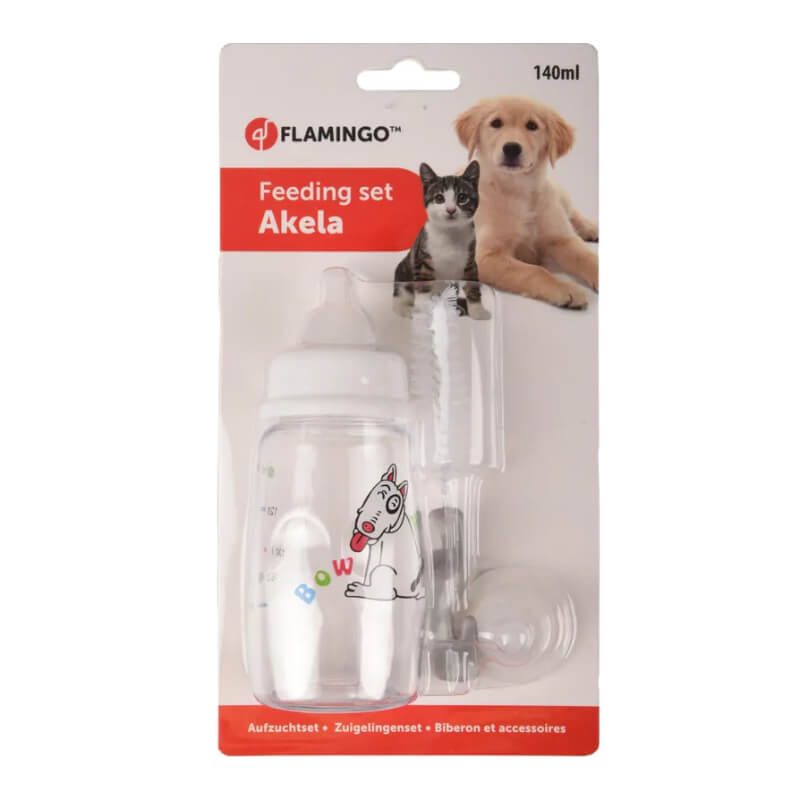 Flamingo steklenica za mleko Akela, komplet - 140 ml (2)