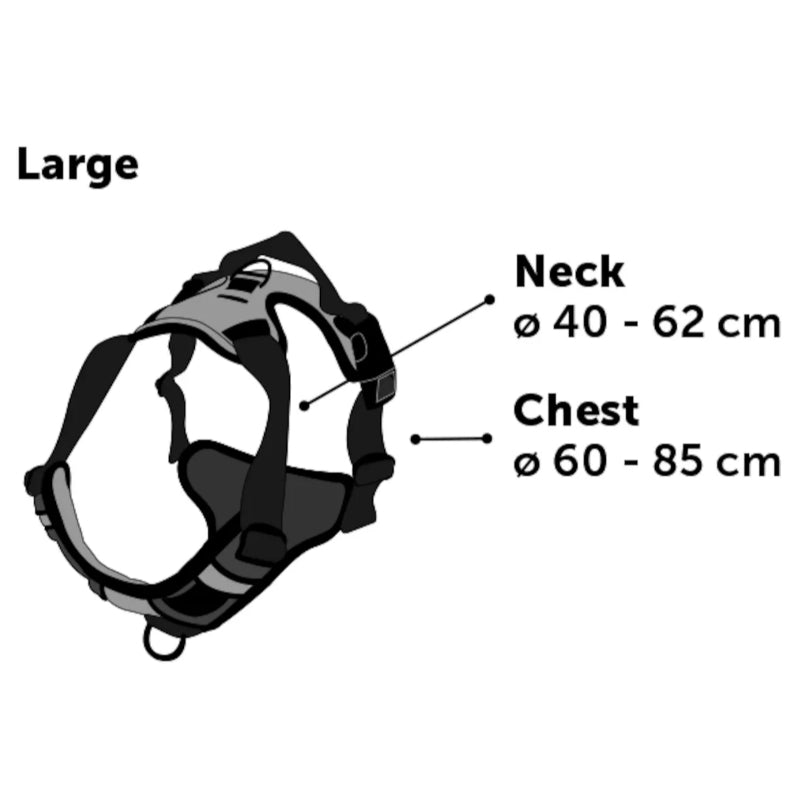 Flamingo oprsnica Balou L, rdeča - 40-62 cm / 60-85 cm (3)