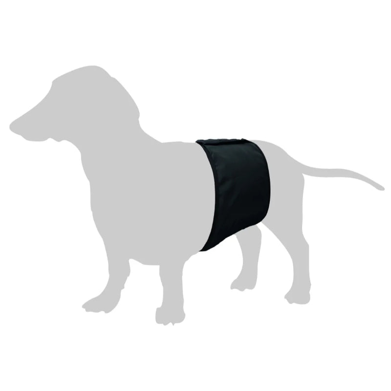 Flamingo King pas za samce, črn - 49 x 14 cm (4)