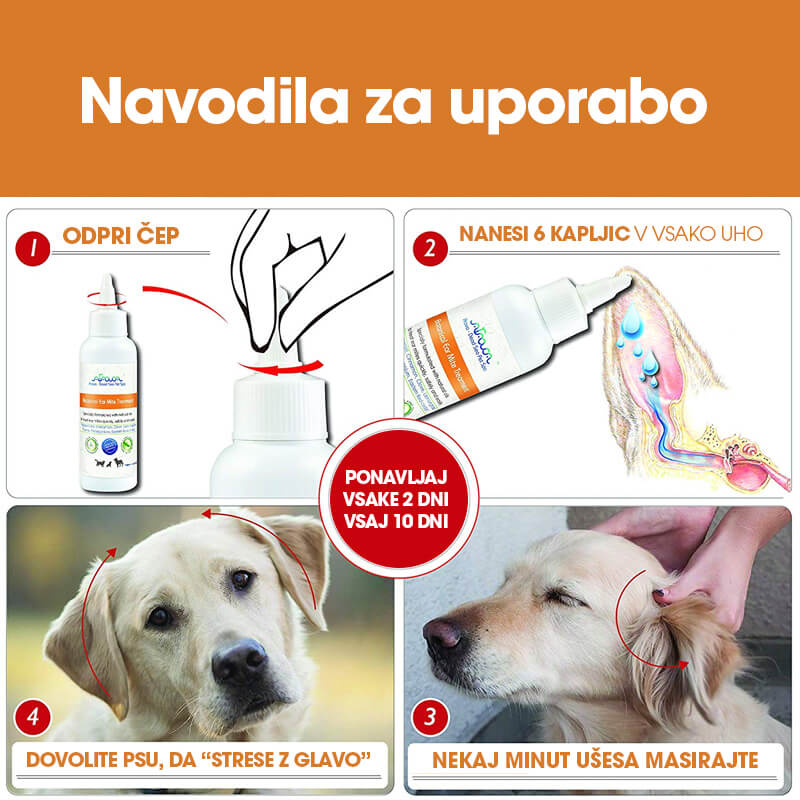 Arava Botanical Ear-Mite Treatment tekočina za pomoč pri ušesnih garjah - 120 ml (2)