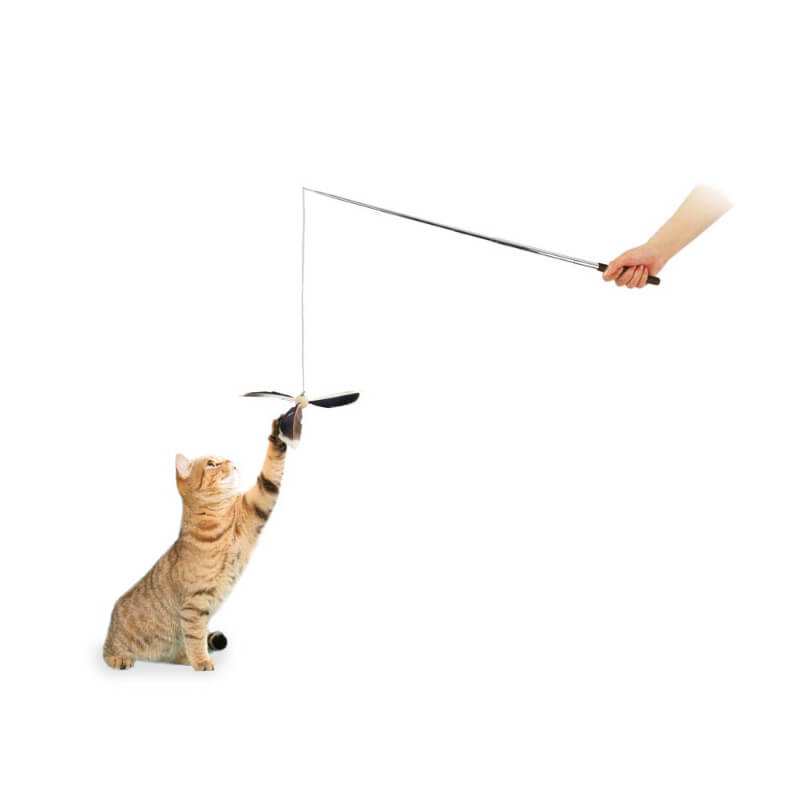 All For Paws Natural Instincts zložljiva igralna palica helikopter - 125 cm (6)