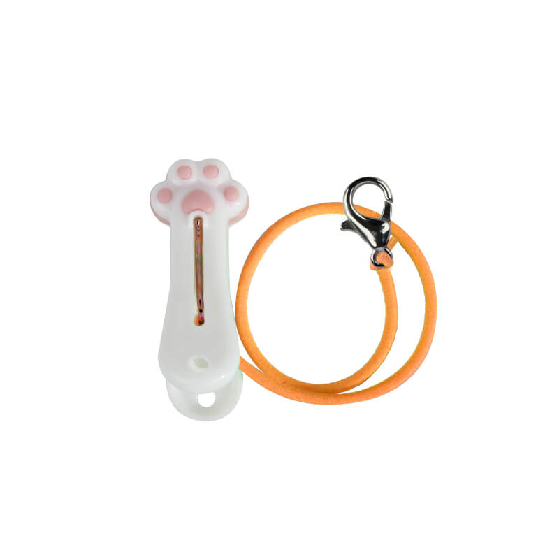 All For Paws Furry Ball igrača s pisanim perjem na vzmeti, oranžna - 65 cm (3)