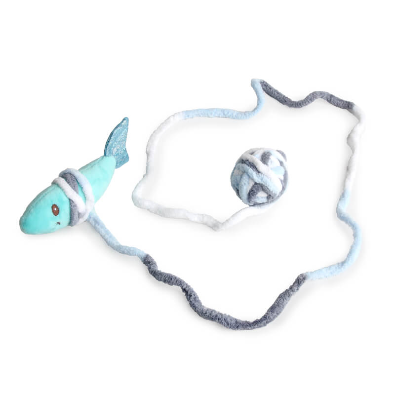 All For Paws Knotty Habbit ribica s klobčičem volne - 12,5 x 4 cm