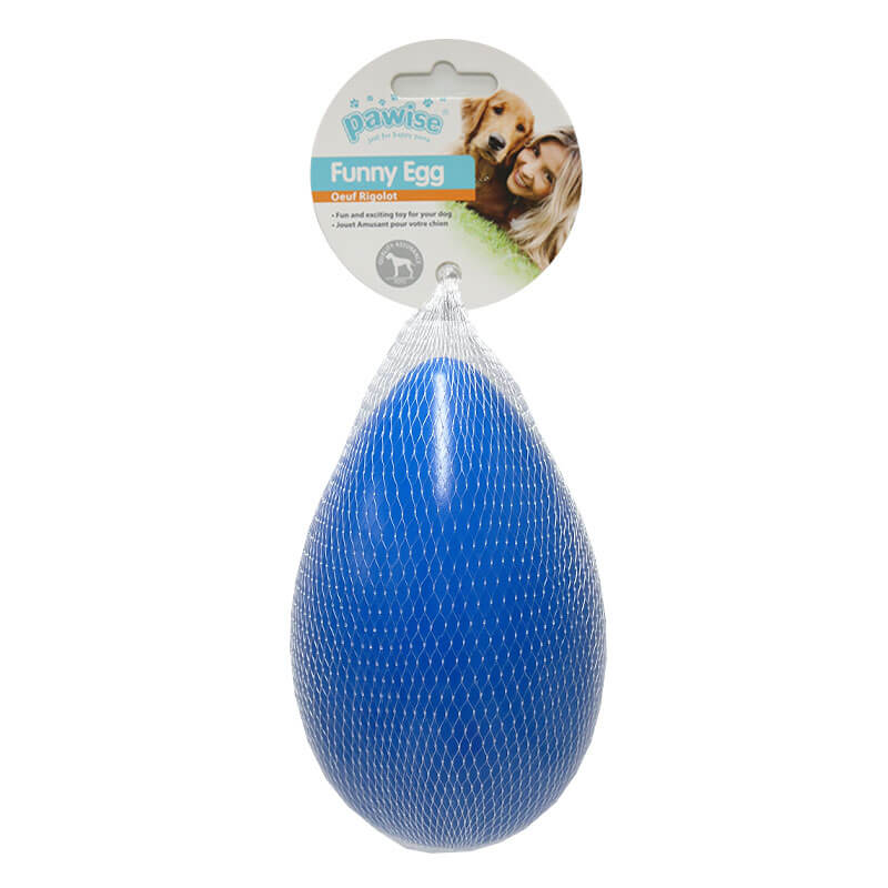 Pawise igrača žoga FunnyEgg M, različne barve - 11 x 17,6 cm (5)