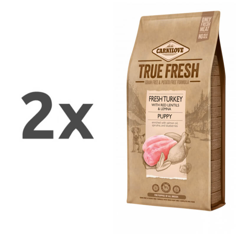 Carnilove Dog Puppy True Fresh - puran - 2 x 11,4 kg